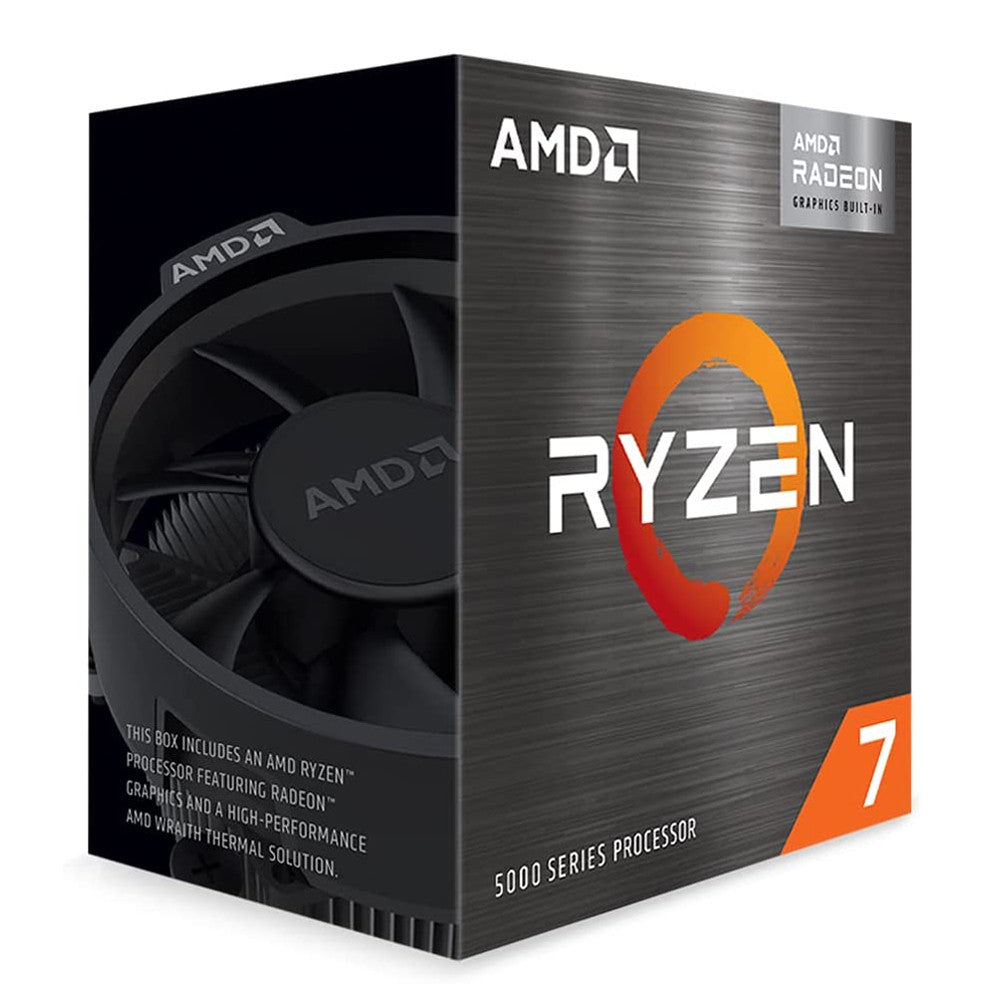 CPU Ryzen 7 5700G BOX AMD Ryzen 7 5700G | 8-Core AM4 Radeon iGPU CPU w/ Cooler | 100