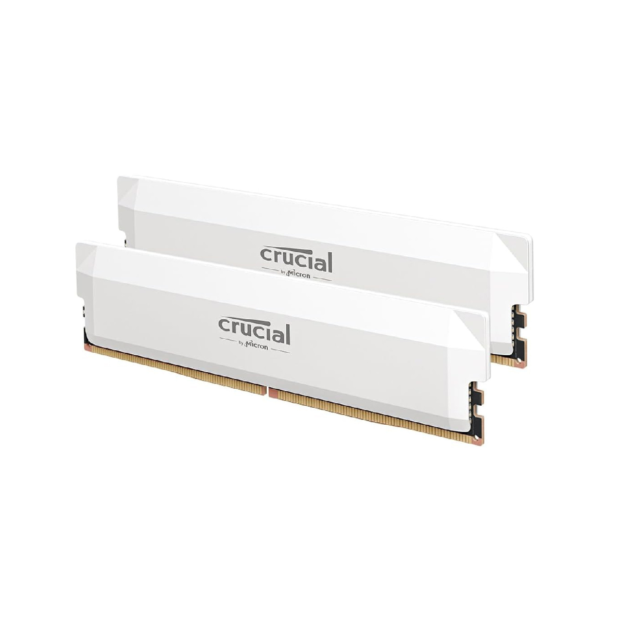 Crucial Pro DDR5 6000 32GB Kit (16GBx2) UDIMM Gaming Memory White