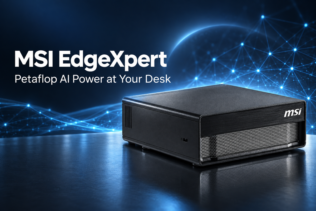 MSI EdgeXpert: Petaflop AI Power, Right at Your Desk