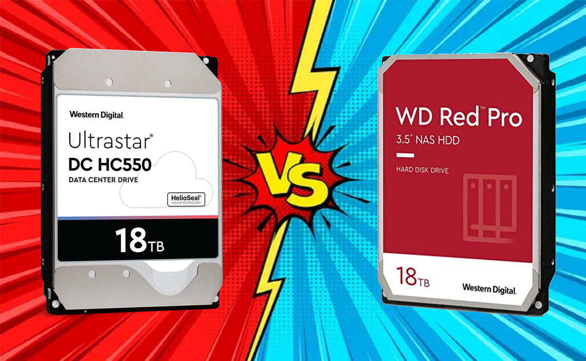 WD Red Pro vs HGST Ultrastar DC