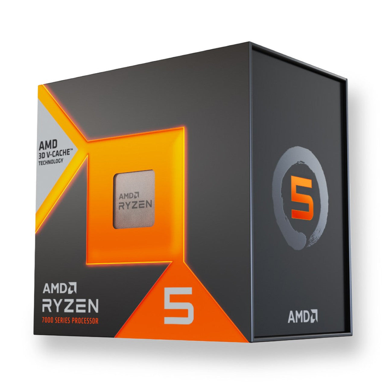 The AMD Ryzen 5 7500X3D delivers powerful Zen 4 performance with 6 cores, a 4.1GHz base clock, 65W efficiency, and built-in Radeon Graphics for smooth gaming and productivity.