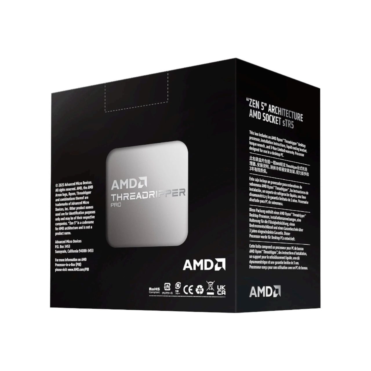 AMD Ryzen PRO 9975WX  Threadripper Desktop Processor - 100-100000723WOF