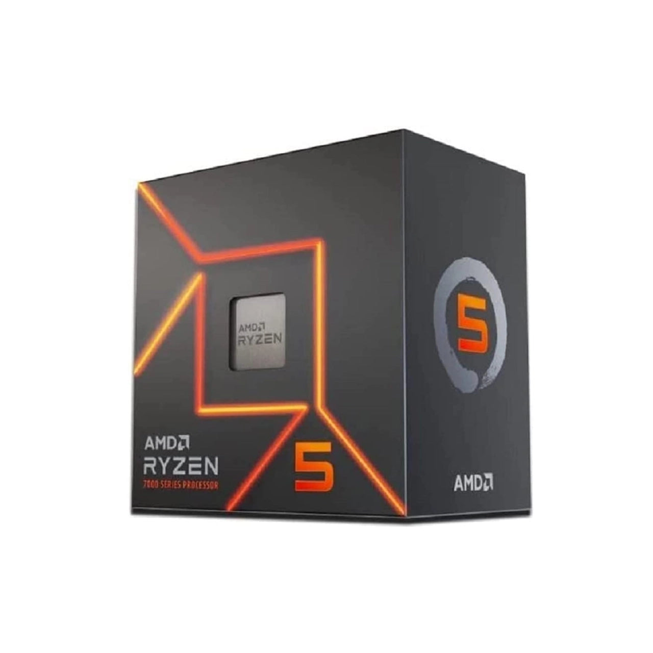 AMD Ryzen 5 7600 6-Core 12-Thread Desktop Processor | Up to 5.1GHz | AM5 | 100-100001015BOX