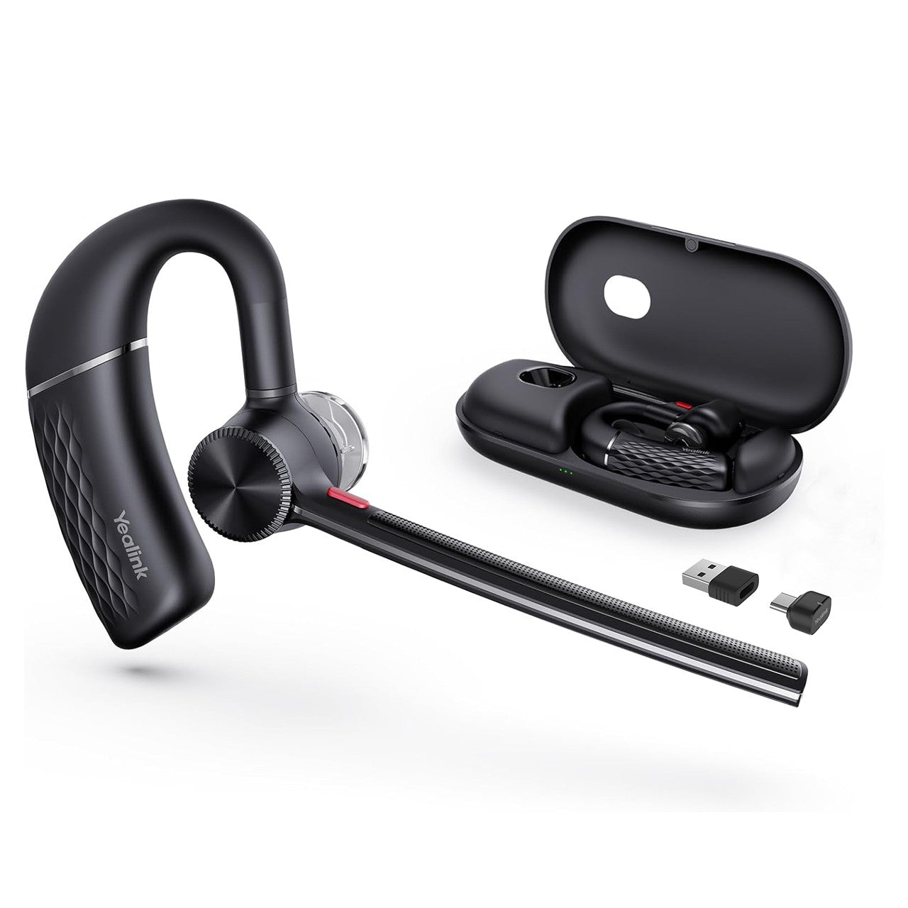 The Yealink BH71 Pro Bluetooth Headset offers exceptional audio quality with four noise-canceling microphones.