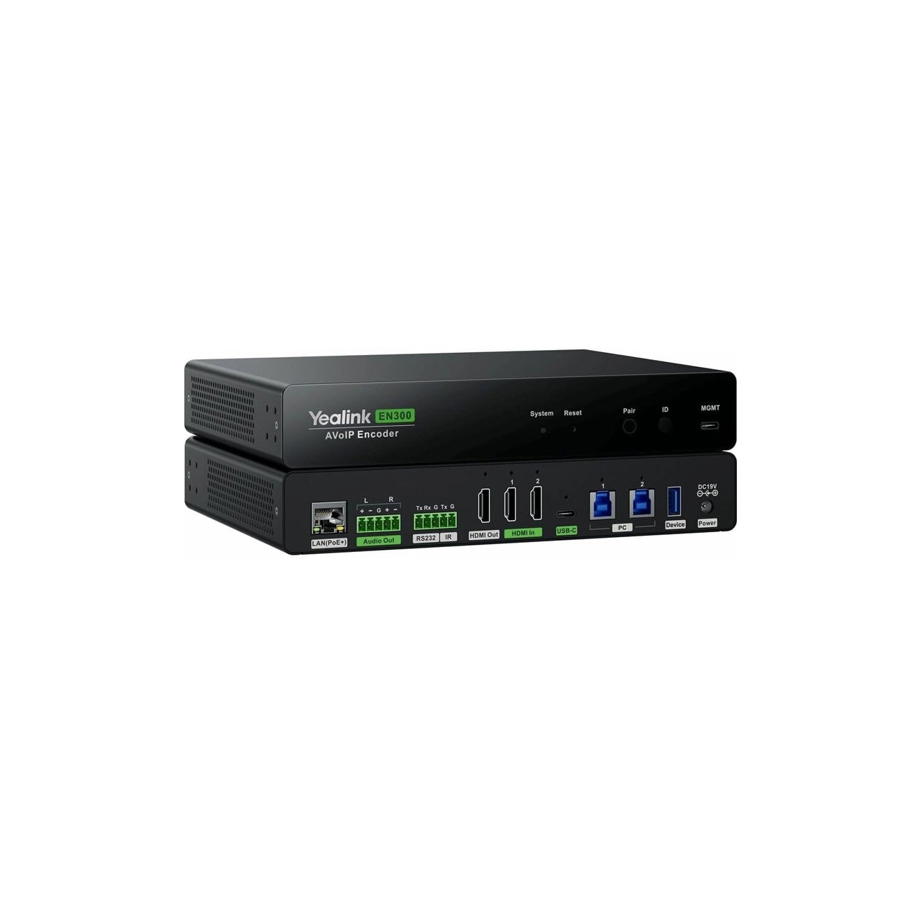 Yealink EN300 AVoIP Encoder | 4K@60Hz 4:4:4 | Ultra-Low Latency | Dante AV-A | PoE+ | 1303167