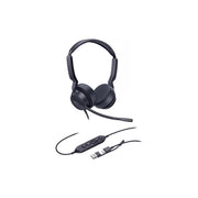 Yealink UH42 Dual USB Wired Headset | USB-C/A Adapter | Stereo Headset | UC Office Headset | 1308195