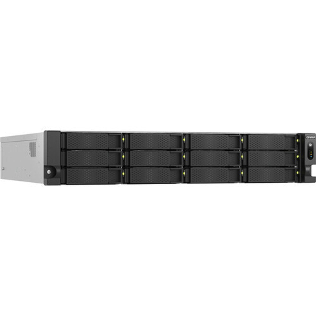 QNAP 2U 12-Bay QTS hero NAS, AMD Ryzen 5 7000 series,16GB DDR5 non-ECC RAM, 550W redundant TS-H1277AXU-RP-R5-16G-US