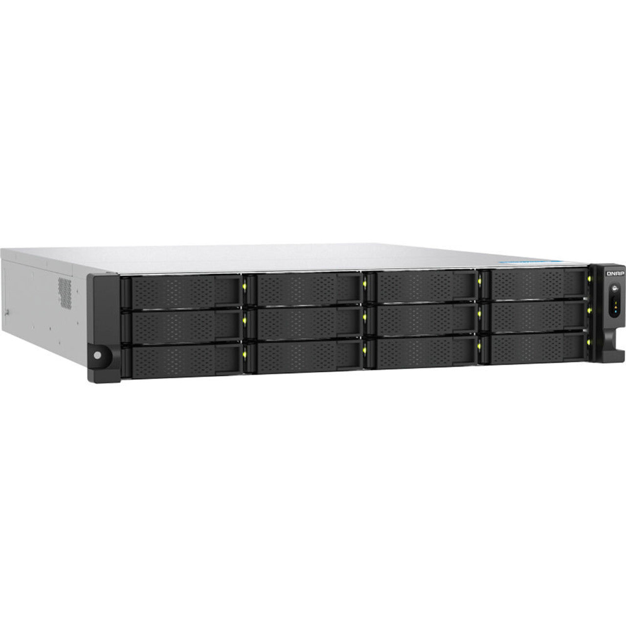 QNAP 2U 12-Bay QTS hero NAS, AMD Ryzen 5 7000 series,16GB DDR5 non-ECC RAM, 550W redundant TS-H1277AXU-RP-R5-16G-US