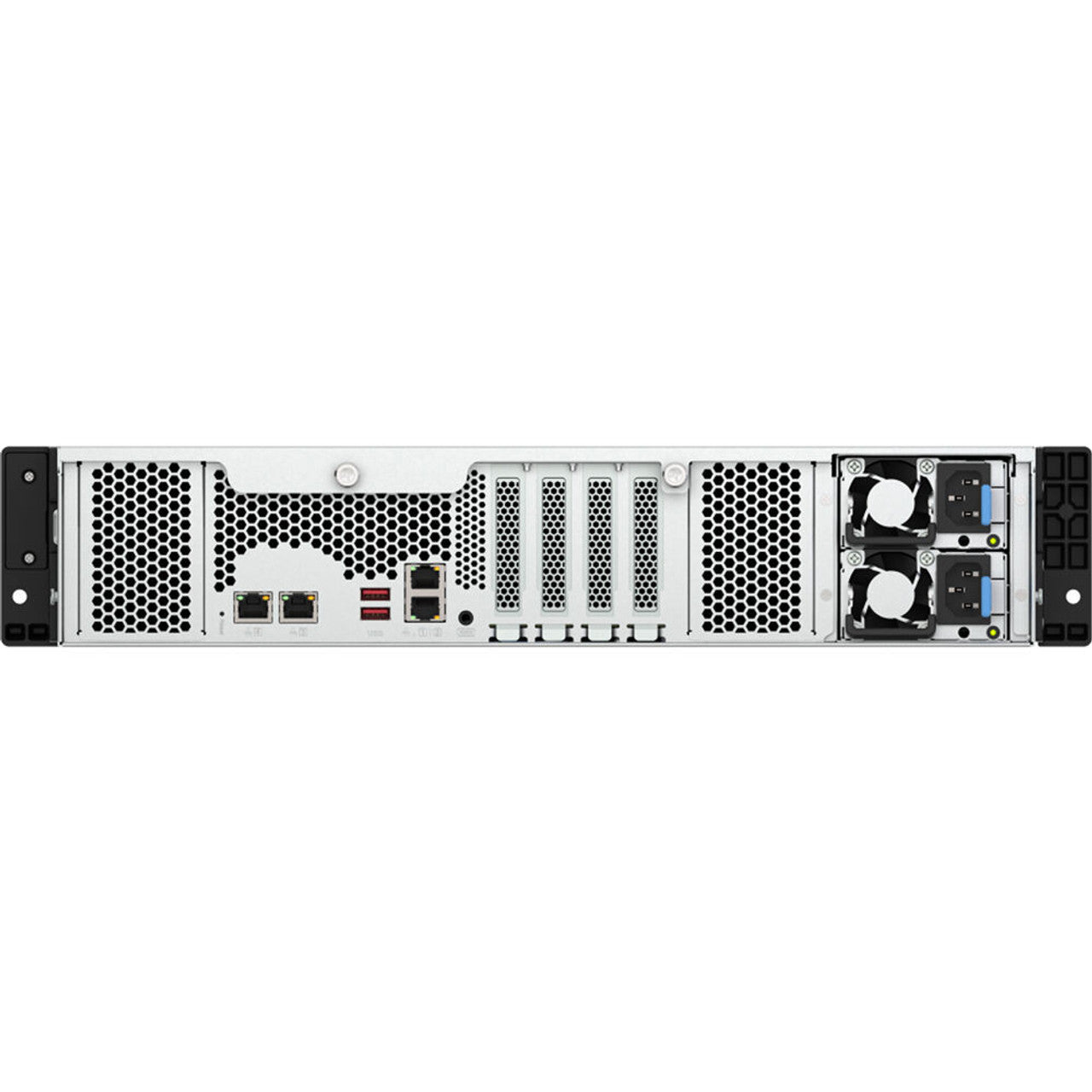 QNAP 2U 12-Bay QTS hero NAS, AMD Ryzen 5 7000 series,16GB DDR5 non-ECC RAM, 550W redundant TS-H1277AXU-RP-R5-16G-US