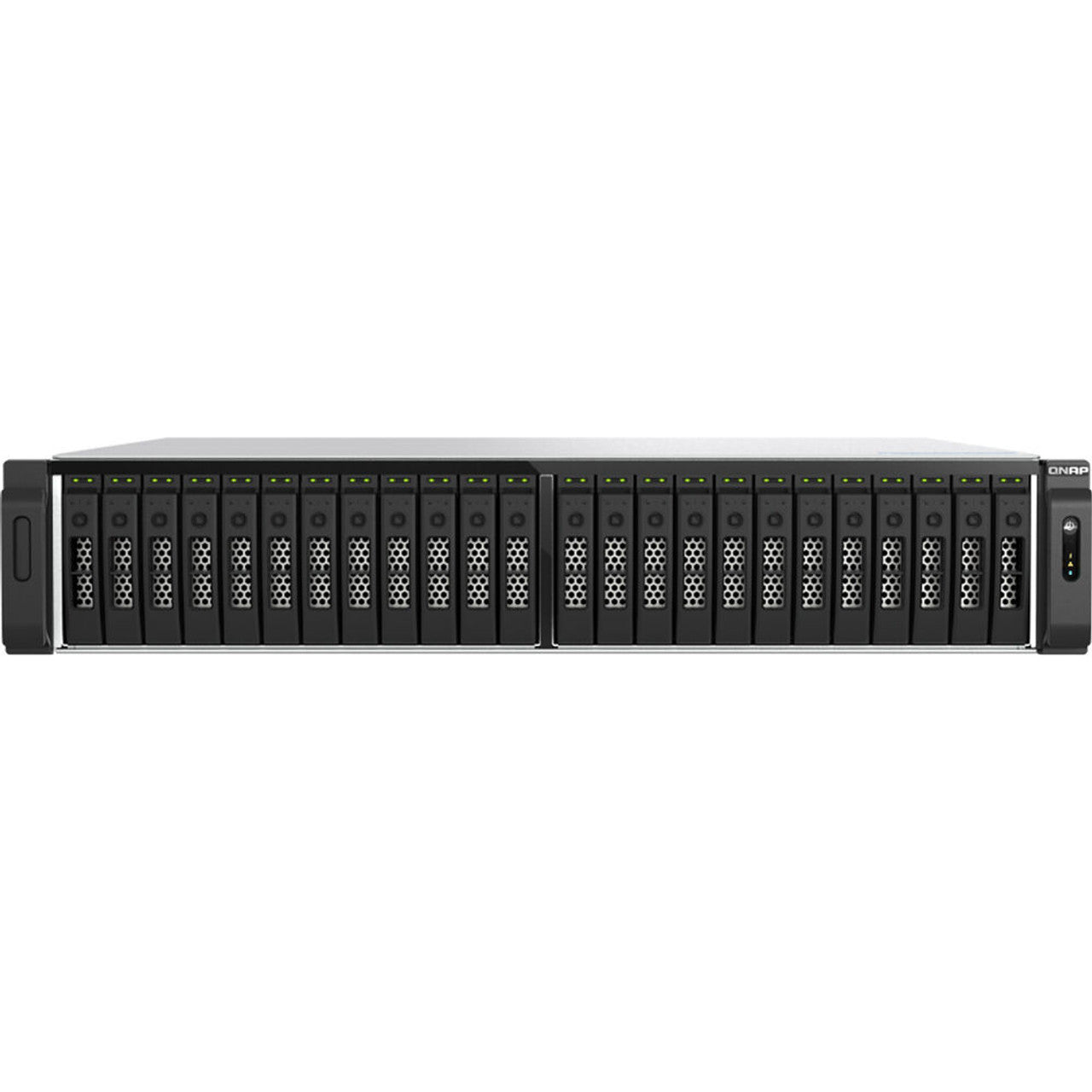QNAP 2U 30-bay 2.5" SATA 6Gbps all-flash NAS, AMD Ryzen 5 7000 series 6C12T, 32GB DDR5 non-ECC RAM TS-H3077AFU-R5-32G-US