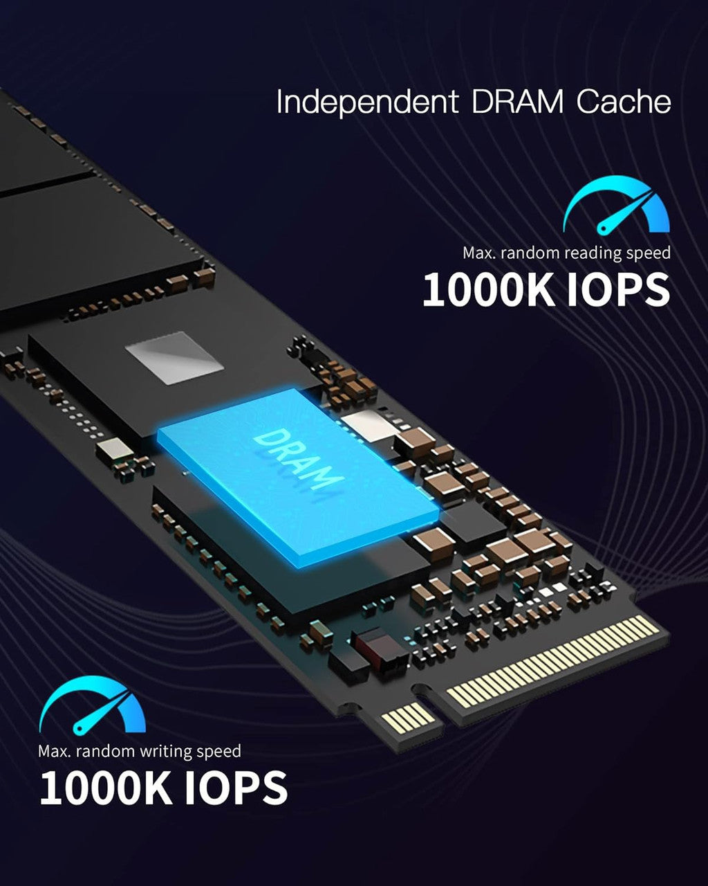 Acer Predator GM7000 4TB NVMe Gen4 Gaming SSD, M.2 2280, PS5 storage, PCIe 4.0  Up to 7400MB/s B7L.9BWWR.107