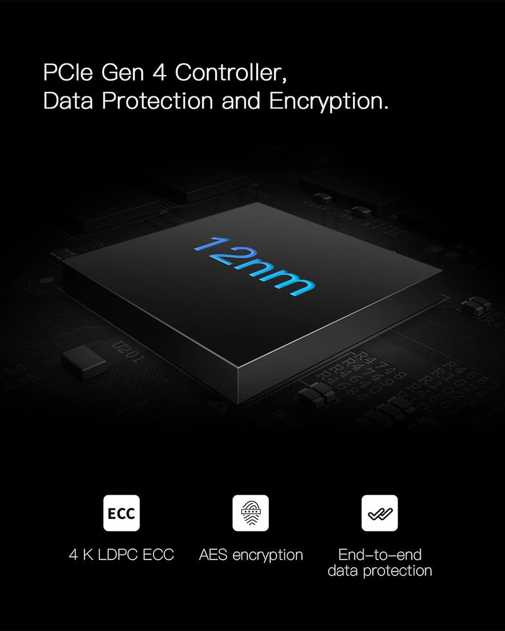 Acer Predator GM7000 4TB NVMe Gen4 Gaming SSD, M.2 2280, PS5 storage, PCIe 4.0  Up to 7400MB/s B7L.9BWWR.107