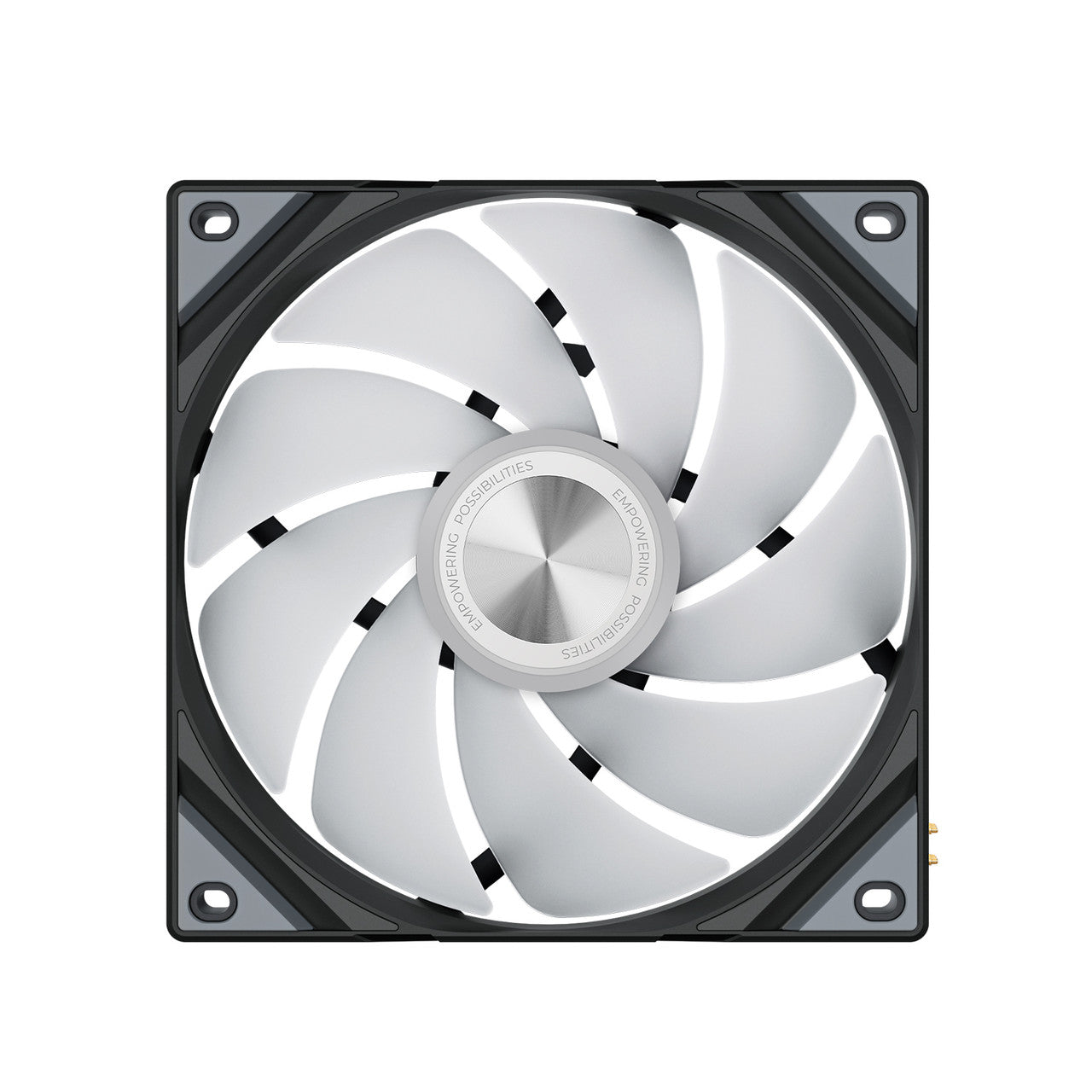 TRYX ROTA SL ARGB 120mm |1850 rpm| Contact Point Transmission | Magnetic Cable Connecter Case Fan | 3-Pieces (Black) - F-R120A-AM3M-G0K