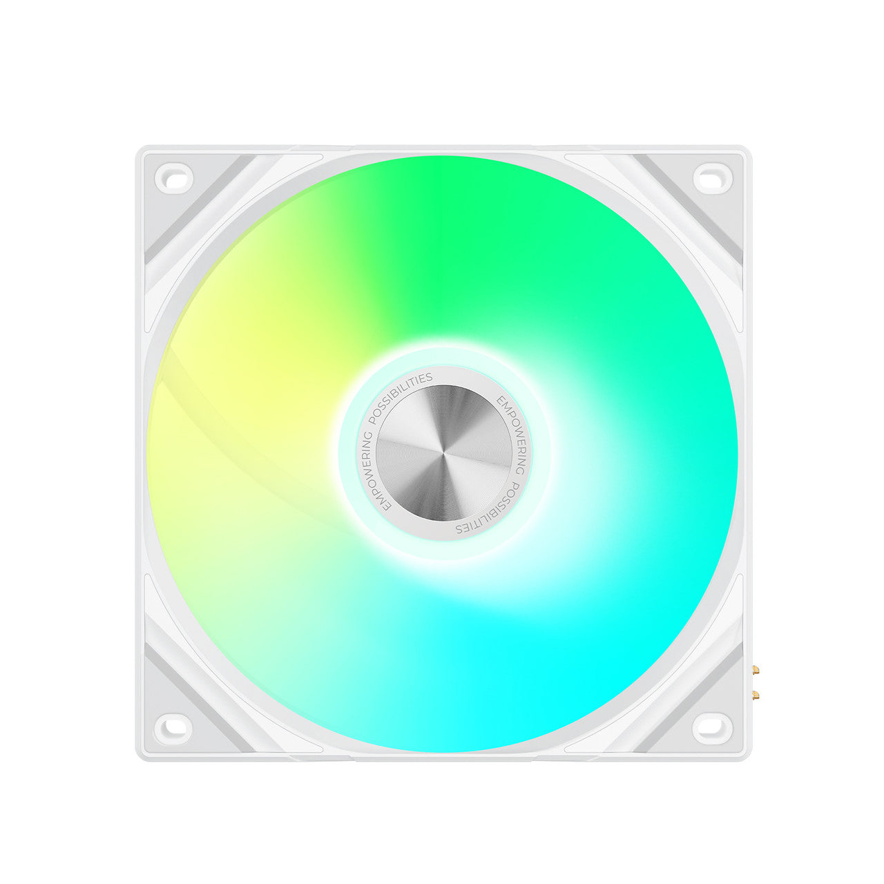 TRYX ROTA SL ARGB 120mm |1850 rpm| Contact Point Transmission | Magnetic Cable Connecter Case Fan | 3-Pieces (White) - F-R120A-AM3M-G0W