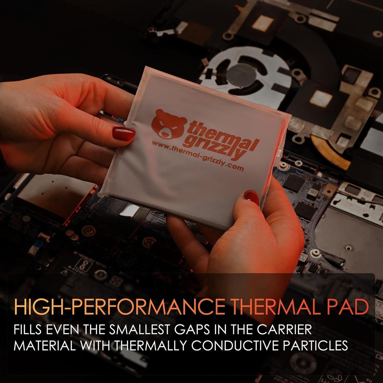 Thermal Grizzly Minus Pad V2 High Performance Thermal Pad 120x20x2.0 mm (2 Pcs) for GPU, SSD, RAM TG-MP-E2-120-20-20-2