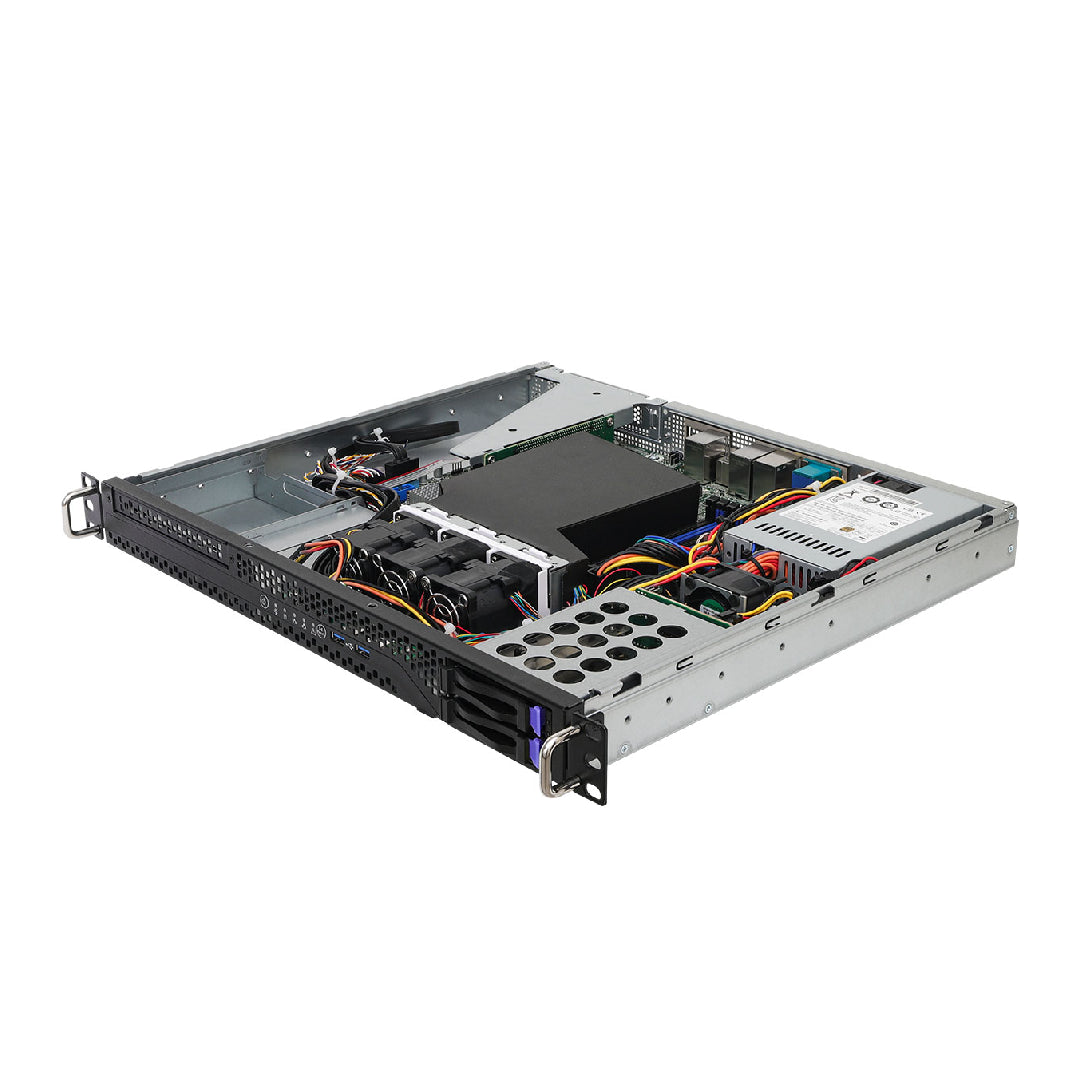 ASRock Rack 1U Rackmount Compact Server Barebone AMD EPYC 4004, Ryzen 9000/8000/7000, 2 2.5"SATA, Dual 1G Lan - 1U2S-B650