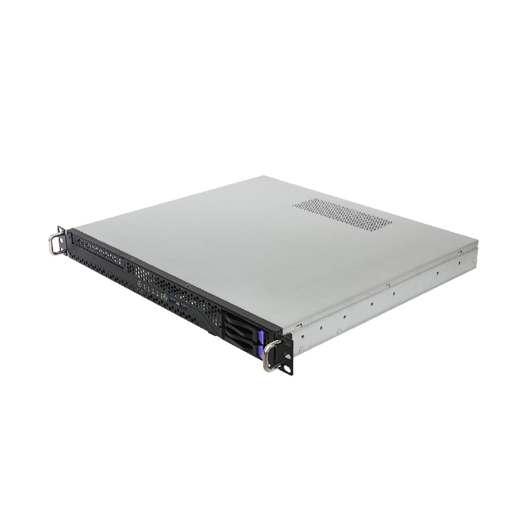 ASRock Rack 1U Rackmount Compact Server Barebone AMD EPYC 4004, Ryzen 9000/8000/7000, 2 2.5"SATA, Dual 1G Lan - 1U2S-B650