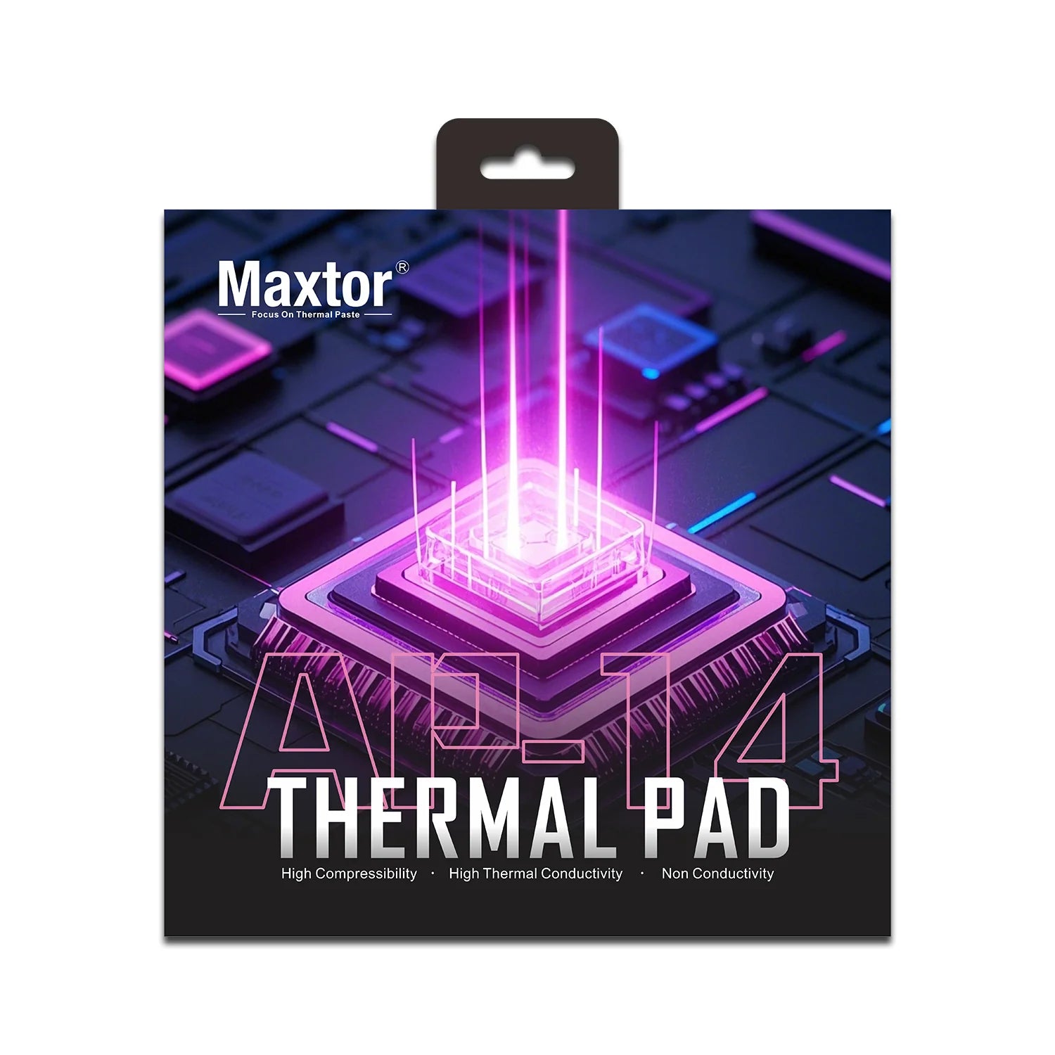 Maxtor AP14 Thermal Pad | 16.8 W/mK Silicone | 3 Sizes × 6 Thickness