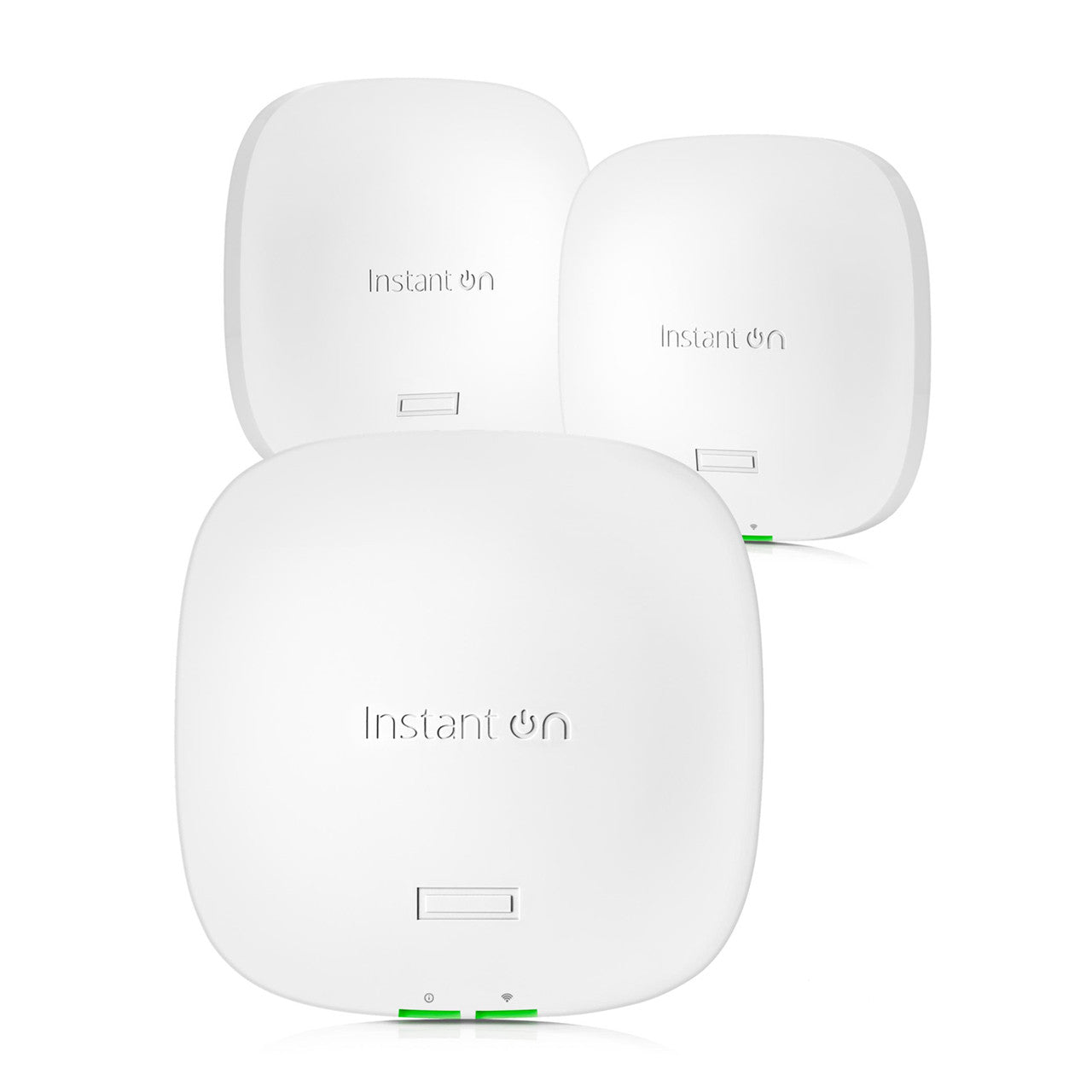 HPE Networking Instant On Access Point AP21 2x2 WiFi 6 Indoor Wireless Access Point (3 Pack) | Single-Room, Secure, Smart Mesh Support | Power Source Not Included | US Model (S1T08A-3PACK)