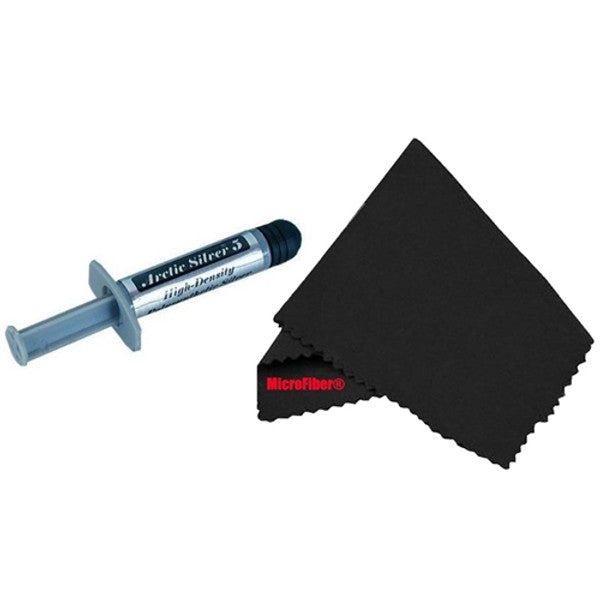 Arctic Silver AS5-3.5G-MF Arctic Silver 5 3.5 Gram Tube and MicroFiber