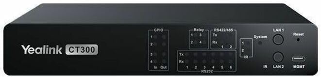 Yealink CT300 Advanced Room Device Navigator | Dual Network Ports | RS232/RS422/485 | GPIO & IR Control | Open API | 1303169