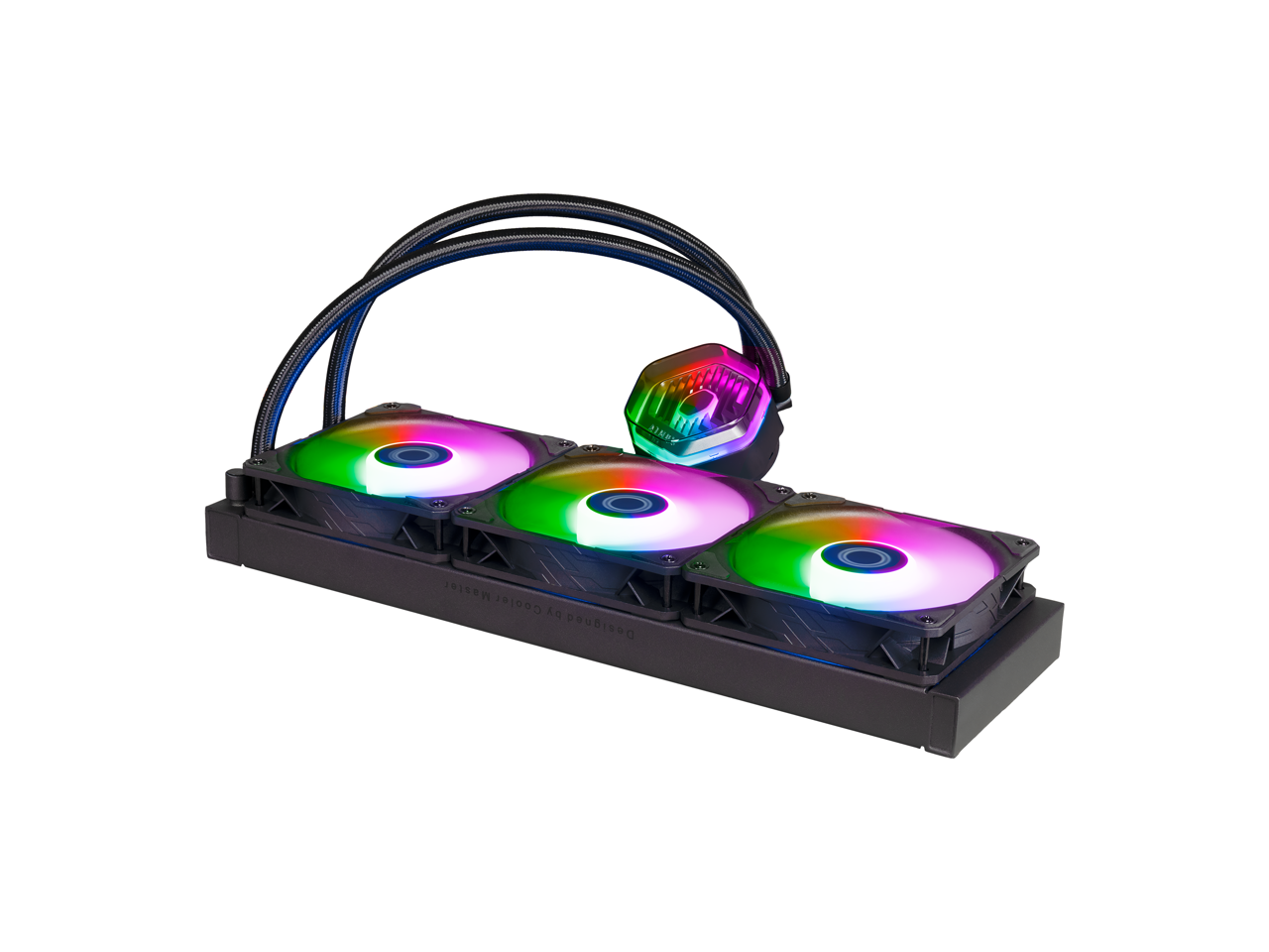 Cooler Master MasterLiquid 360 ATMOS ARGB 120mm 4-Pin PWM 2500RPM AIO Liquid Cooler - Black (MLX-D36M-A25PZ-R1)