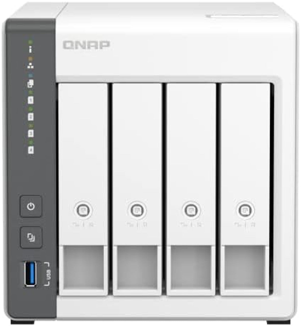 QNAP 4 Bay NAS with Quad-core Processor, 4 GB DDR4 RAM and 2.5GbE Network TS-433-4G-US