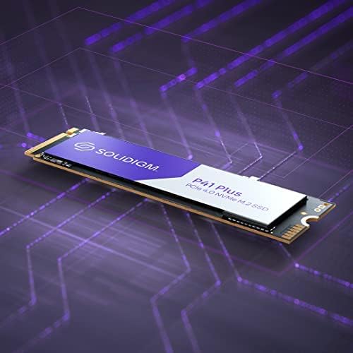 Solidigm P41 Plus | 2TB PCIe Gen4 NVMe M.2 2280 Internal SSD | Up to 3500MB/s | SSDPFKNU020TZX1