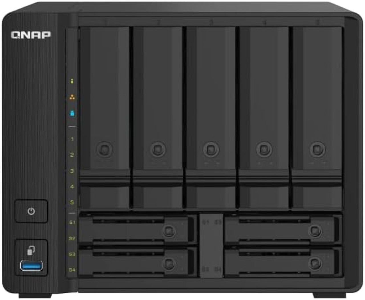 QNAP 5x 3.5-inch + 4x 2.5-inch Bay High-Speed NAS with Two 10GbE and 2.5GbE Ports TS-932PX-4G-US