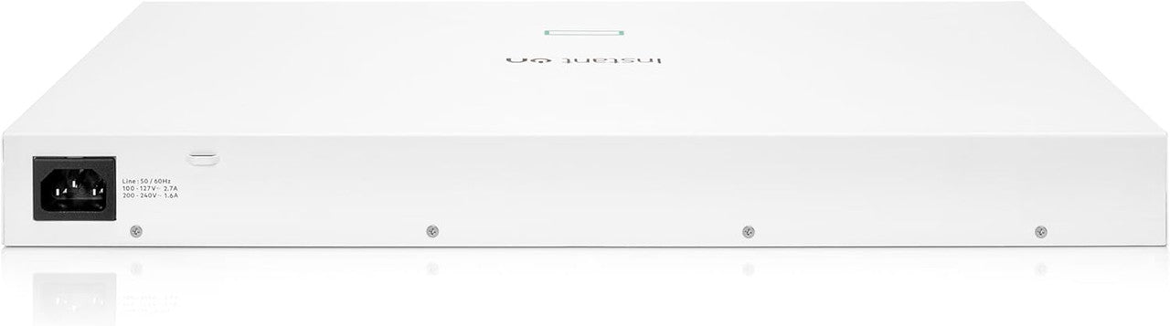 HPE Networking Instant On 1830 24-Port Gb | 12-Port Class 4 PoE Smart Switch (195W) - 24x 1G | 2X SFP | US Cord | JL813A#ABA