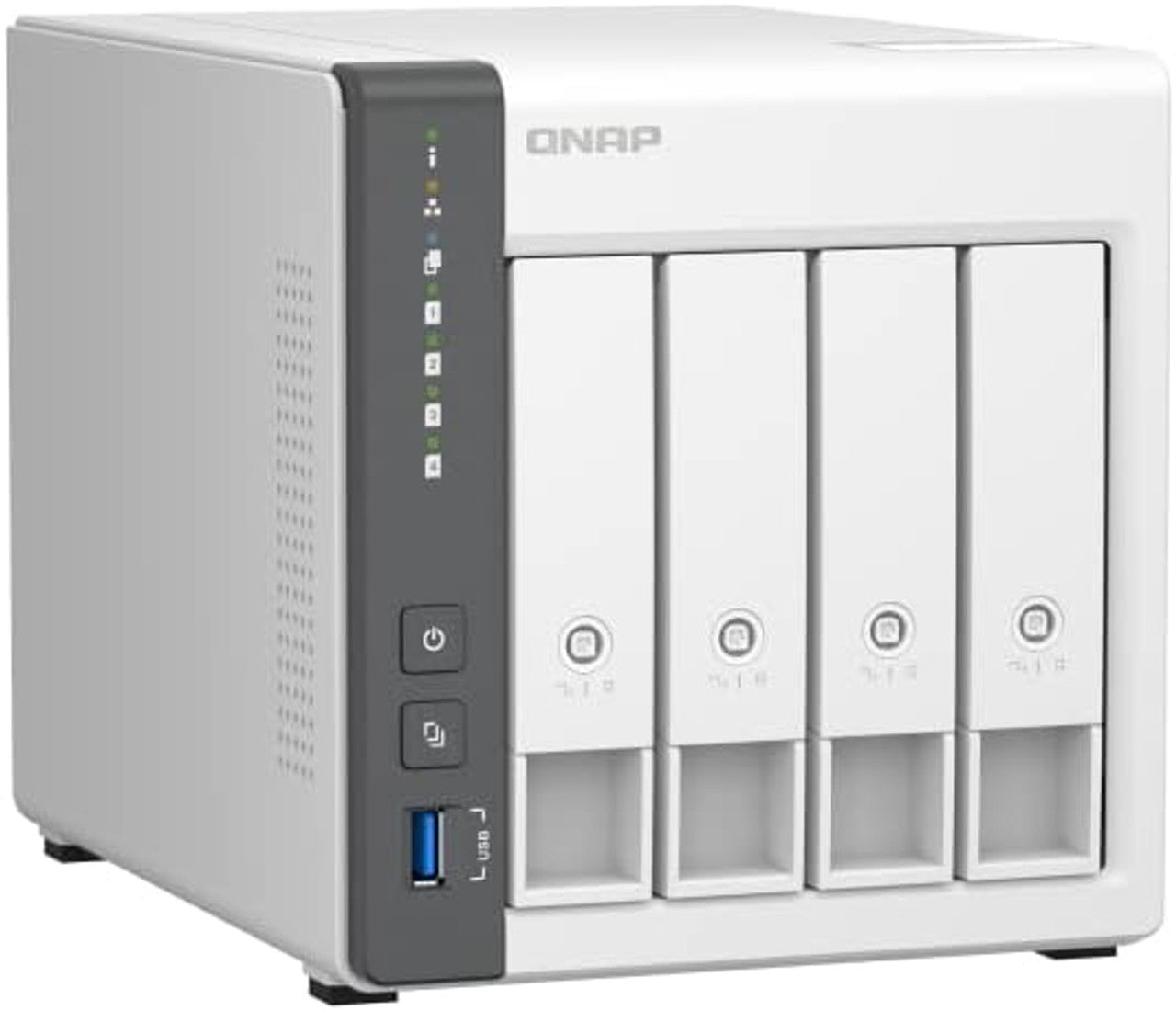 QNAP 4 Bay NAS with Quad-core Processor, 4 GB DDR4 RAM and 2.5GbE Network TS-433-4G-US