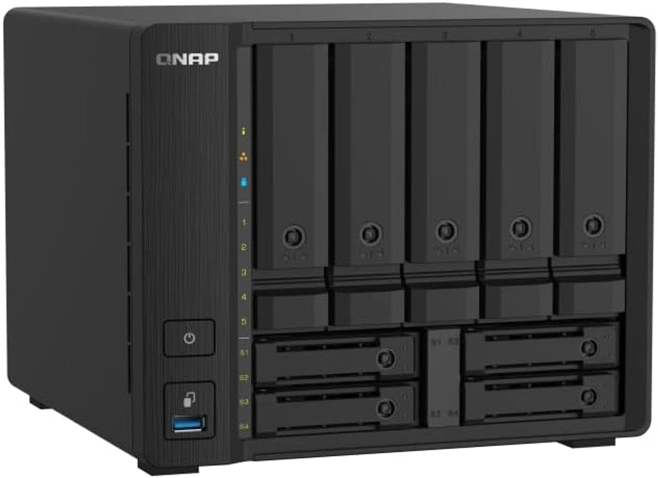 QNAP 5x 3.5-inch + 4x 2.5-inch Bay High-Speed NAS with Two 10GbE and 2.5GbE Ports TS-932PX-4G-US