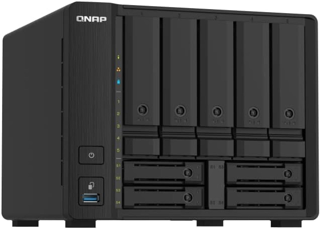 QNAP 5x 3.5-inch + 4x 2.5-inch Bay High-Speed NAS with Two 10GbE and 2.5GbE Ports TS-932PX-4G-US