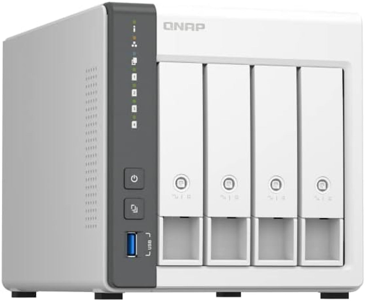 QNAP 4 Bay NAS with Quad-core Processor, 4 GB DDR4 RAM and 2.5GbE Network TS-433-4G-US