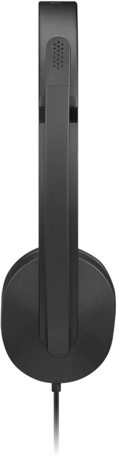 Lenovo USB-A Wired Stereo Headset | AI Noise Cancelling | Boom Mic | Teams/Zoom | 4XD1P83425