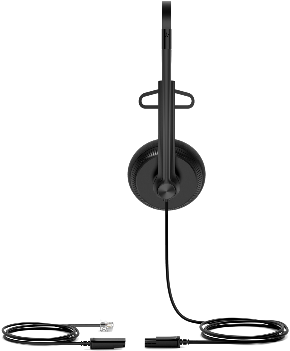 Its wideband microphone delivers clear, natural voice quality while minimizing background noise for professional communication.