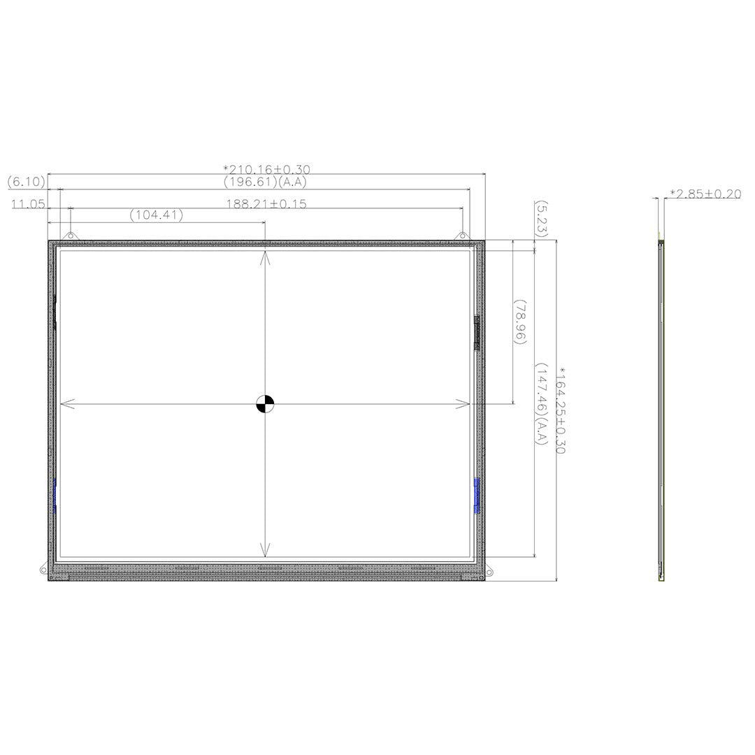 Pimoroni HDMI 10" LCD Screen Kit (1024x768) HDMI 10" LCD Screen Kit (1024x768) Display PIM431