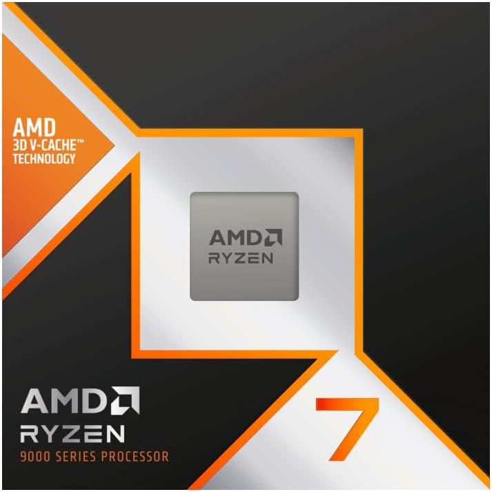AMD Ryzen 7 9850X3D 8-Core Desktop Processor | 16-Thread | Up to 5.6GHz | 120W | 104MB | 100-100001973WOF