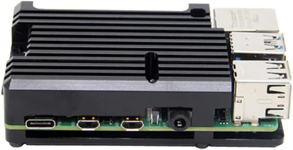 Raspberry Pi 4 Aluminum Alloy Passive Cooling Case Black ODS705