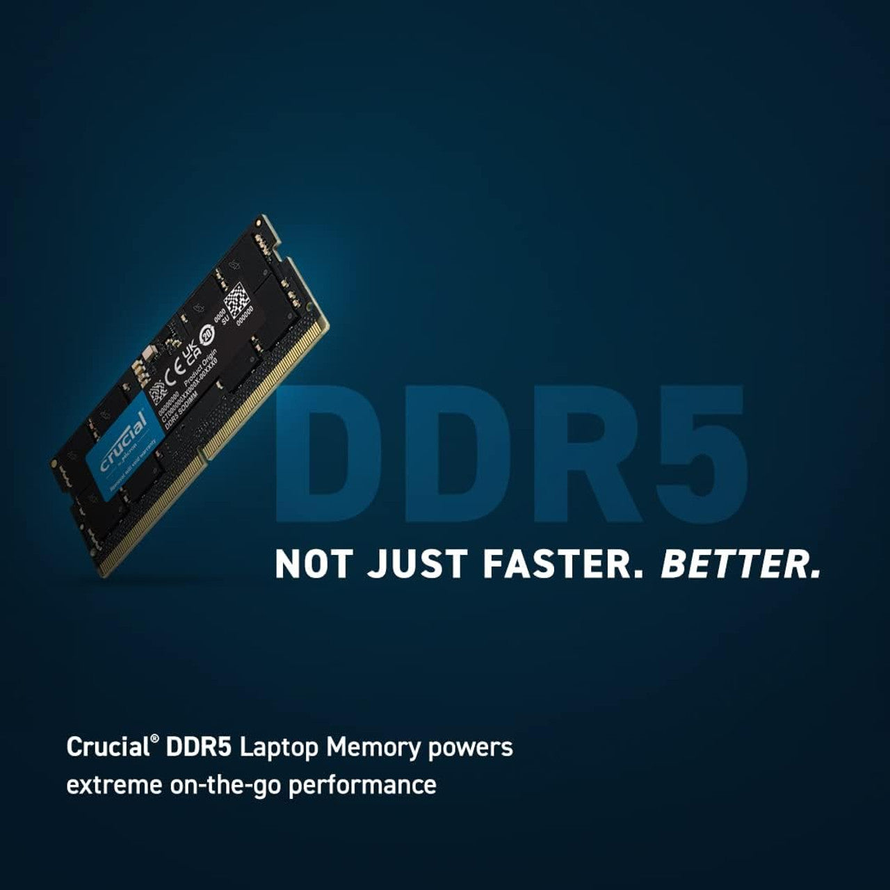 Crucial 32GB Kit (16GBx2) DDR5 5600 SODIMM Laptop Memory