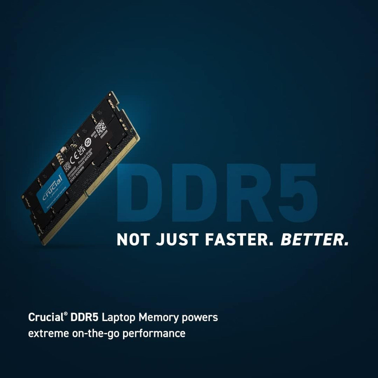 Crucial 16GB DDR5 5600 SODIMM Laptop Memory - CT16G56C46S5 – AAAWave