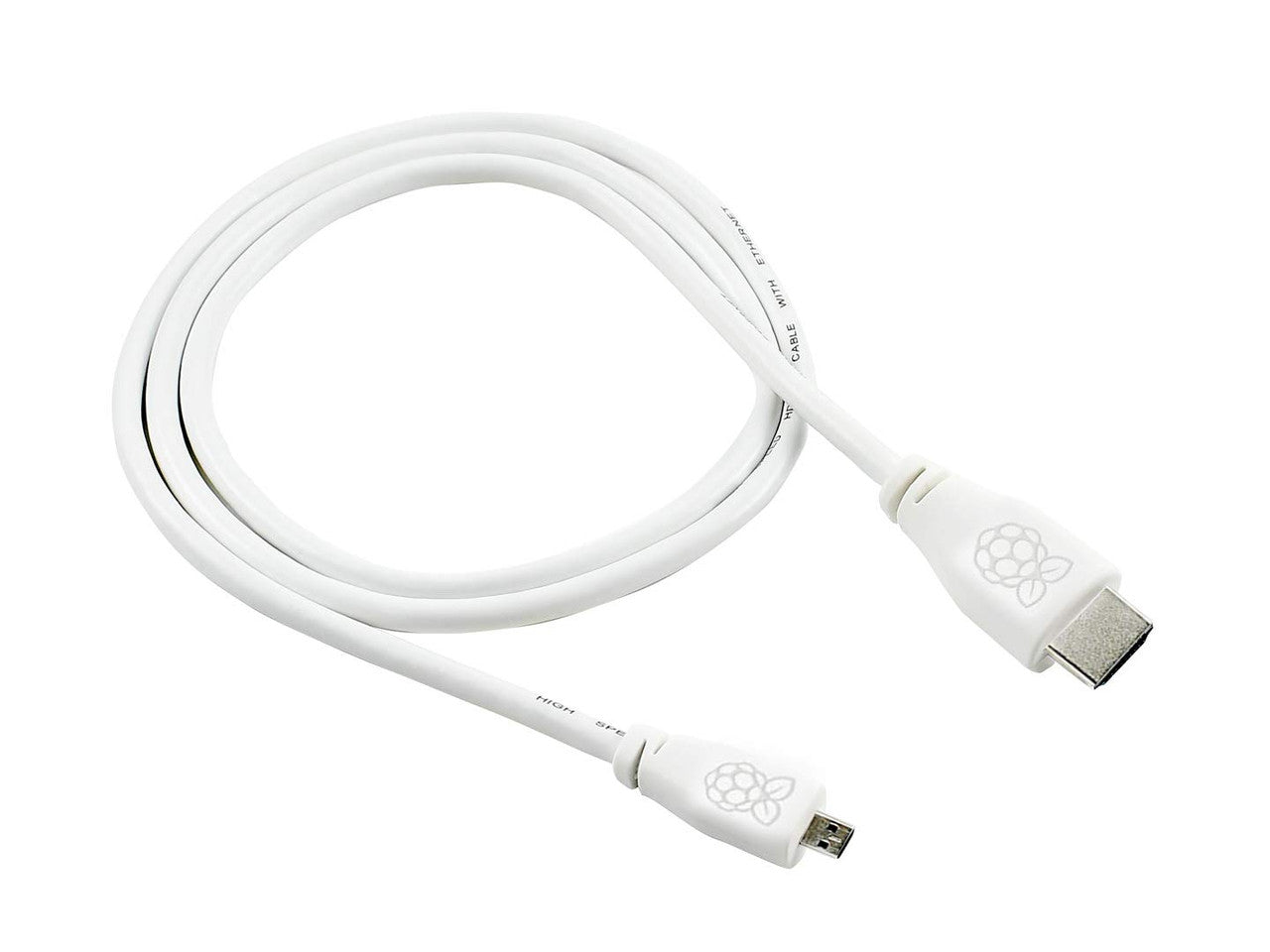 Raspberry Pi Micro HDMI to HDMI HD Video Cable Applicable Computer Support Transmission 1M White T7689AX