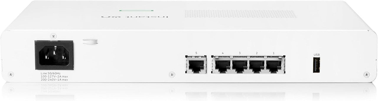 HPE Networking Instant On Secure Gateway SG2505P 5-Port 2x2.5G,3x1G Smart-Managed Gateway 60w PoE, US Cord S0G34A#ABA