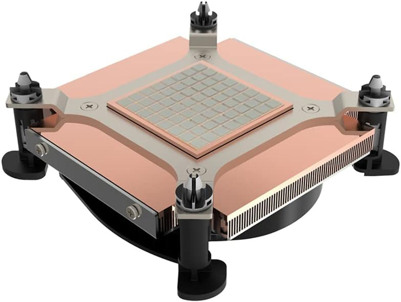 Dynatron Q8 1U Copper HeatSink with Skiving Fins | LGA 1700 Socket