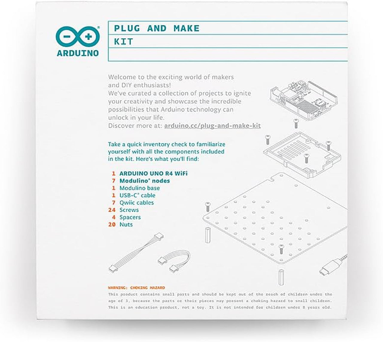 Arduino Official Starter Kit Beginners Build Connected Projects Easily, Educational Technology Learning Coding AKX00069
