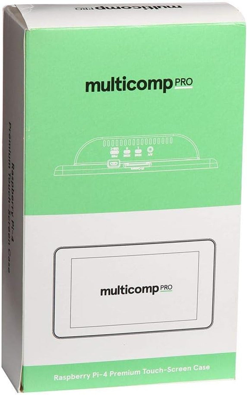 Raspberry Pi 4 Model B Touchscreen Display Case, ABS, White 07AH2036