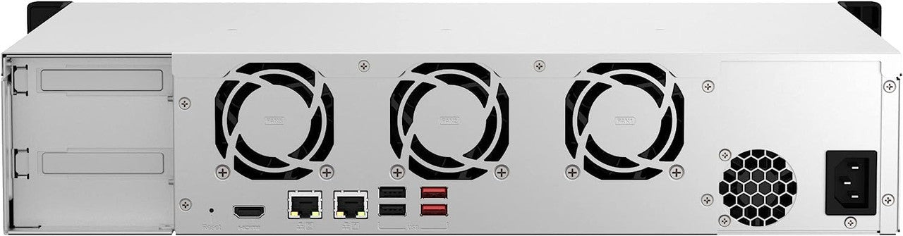 QNAP 2U 8-bay short depth rackmount NAS, Intel Celeron N5095 4C/4T, 8GB RAM On-Board, Single PSU TS-864EU-8G-US