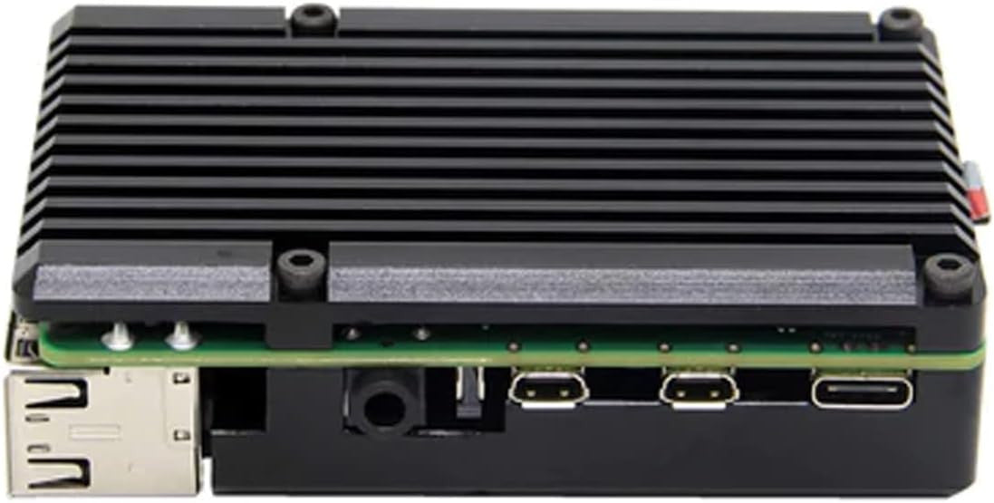 Raspberry Pi 4 Aluminum Alloy Passive Cooling Case Black ODS705