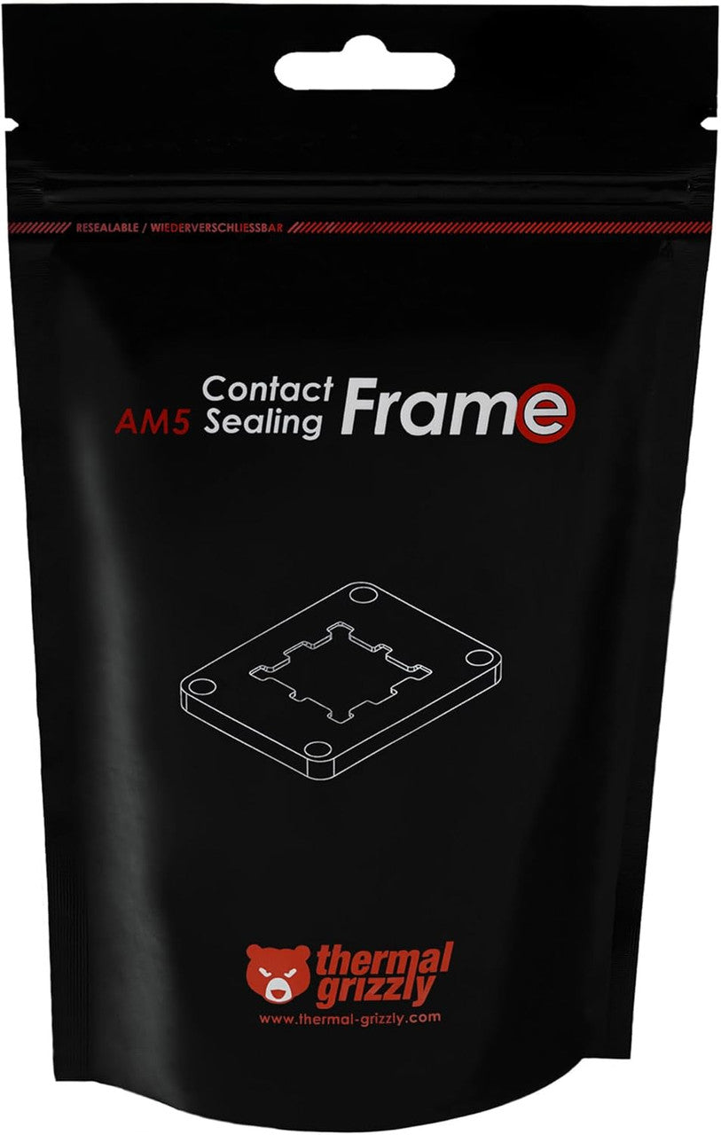 Thermal Grizzly Contact Sealing Frame Contact Frame,CPU Guard Combination,Components AMD Ryzen 7000 CPUs TG-CSF-AM5