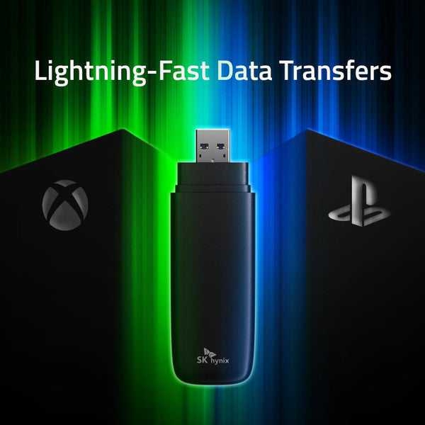 SK Hynix Tube T31 512GB Stick Type SSD with DRAM, up to 1000MB/s, USB-A 3.2, Compatible with PS5, Xbox SKHSU3-512G-R1GB00